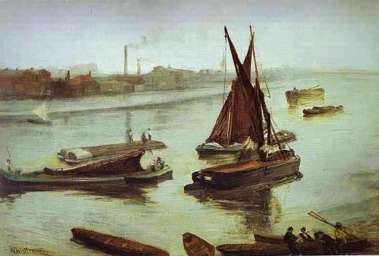 James Abbott Mcneill Whistler Old Battersea Beach